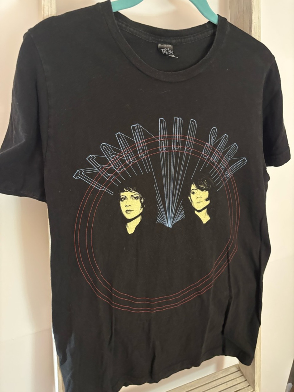 Tegan & Sara Small Graphic Tee, indie rocker, Y2K, band tee, grunge, alt-girls,